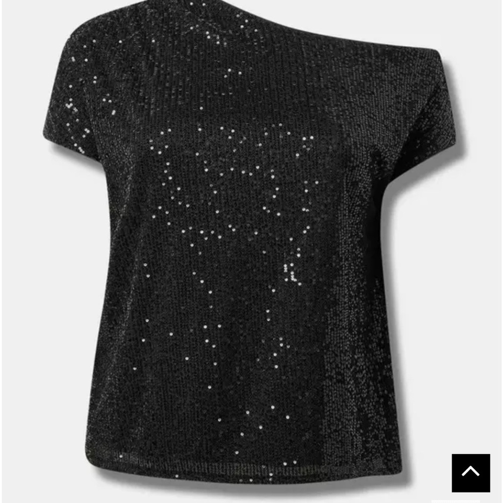 Torrid Off Shoulder Sequin Top